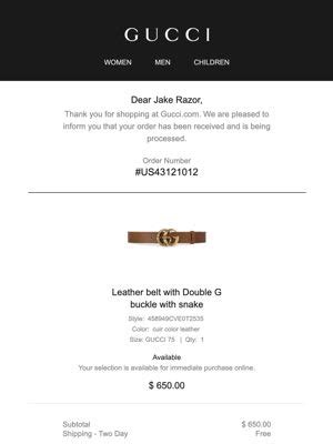 track my gucci order